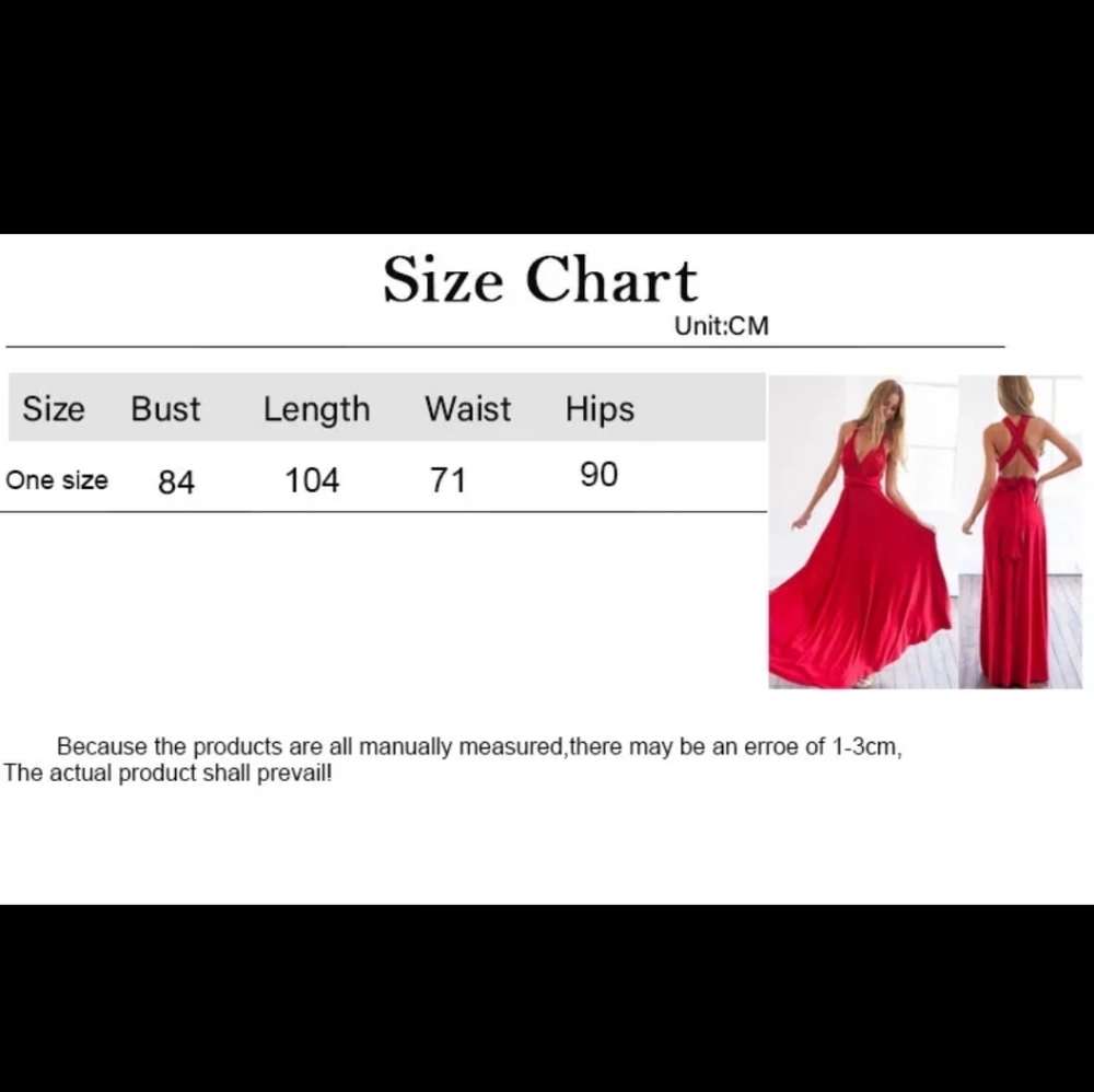 MULTIWAY WRAP CONVERTIBLE MAXI DRESS - Picture 4 of 4
